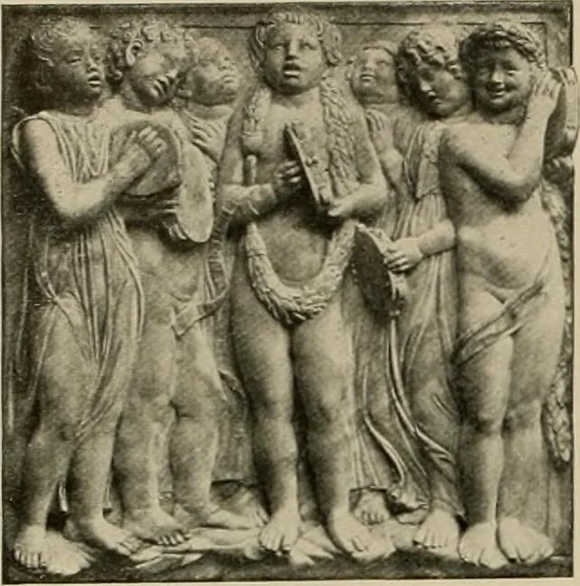 An illustration from Catalogue of plaster reproductions from antique, medieval and modern sculpture : subjects suitable for schools, libraries, and homes., 1911, leaf 115