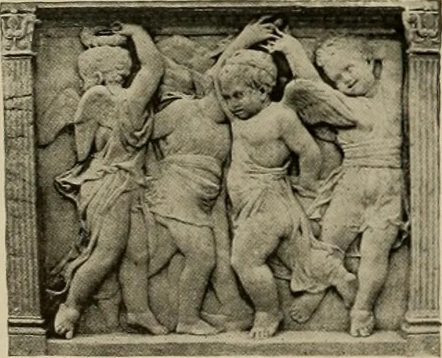 An illustration from Catalogue of plaster reproductions from antique, medieval and modern sculpture : subjects suitable for schools, libraries, and homes., 1911, leaf 115