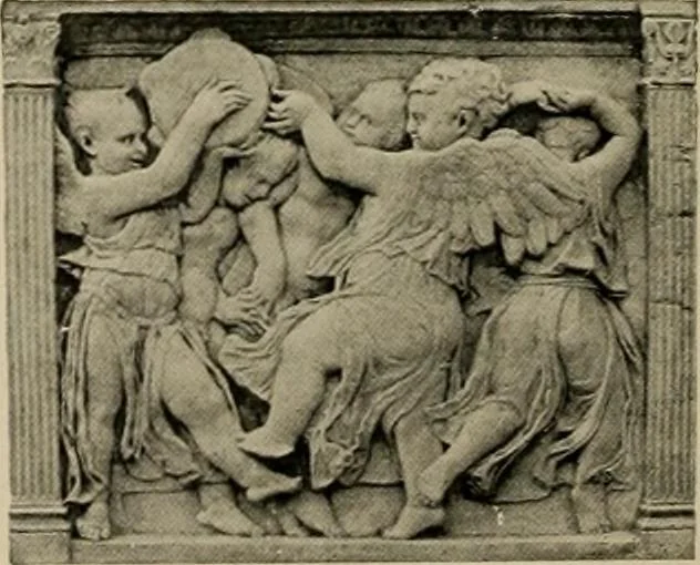 An illustration from Catalogue of plaster reproductions from antique, medieval and modern sculpture : subjects suitable for schools, libraries, and homes., 1911, leaf 115