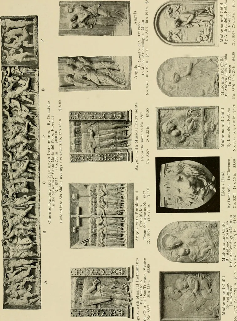 An illustration from Catalogue of plaster reproductions from antique, medieval and modern sculpture : subjects suitable for schools, libraries, and homes., 1911, leaf 116