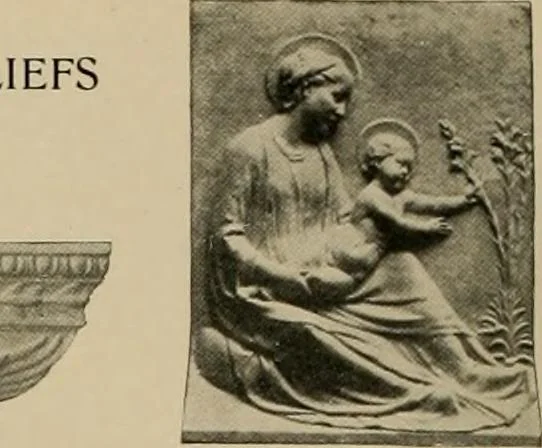 An illustration from Catalogue of plaster reproductions from antique, medieval and modern sculpture : subjects suitable for schools, libraries, and homes., 1911, leaf 117