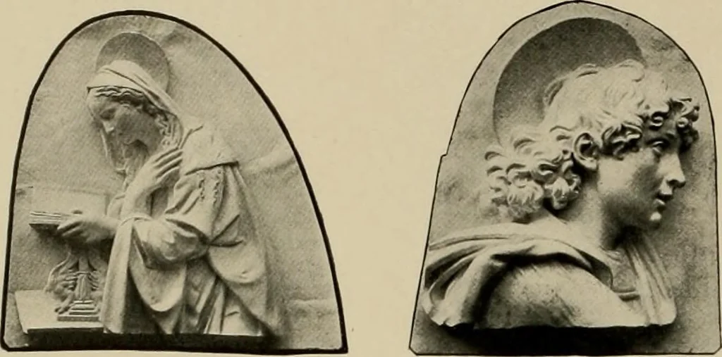 An illustration from Catalogue of plaster reproductions from antique, medieval and modern sculpture : subjects suitable for schools, libraries, and homes., 1911, leaf 123
