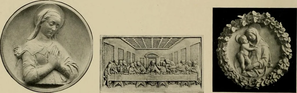 An illustration from Catalogue of plaster reproductions from antique, medieval and modern sculpture : subjects suitable for schools, libraries, and homes., 1911, leaf 123