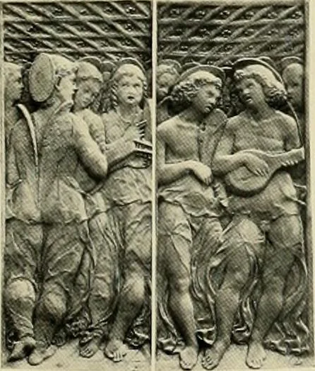 An illustration from Catalogue of plaster reproductions from antique, medieval and modern sculpture : subjects suitable for schools, libraries, and homes., 1911, leaf 124