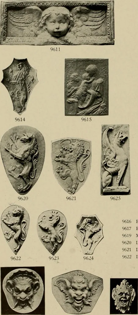 An illustration from Catalogue of plaster reproductions from antique, medieval and modern sculpture : subjects suitable for schools, libraries, and homes., 1911, leaf 125