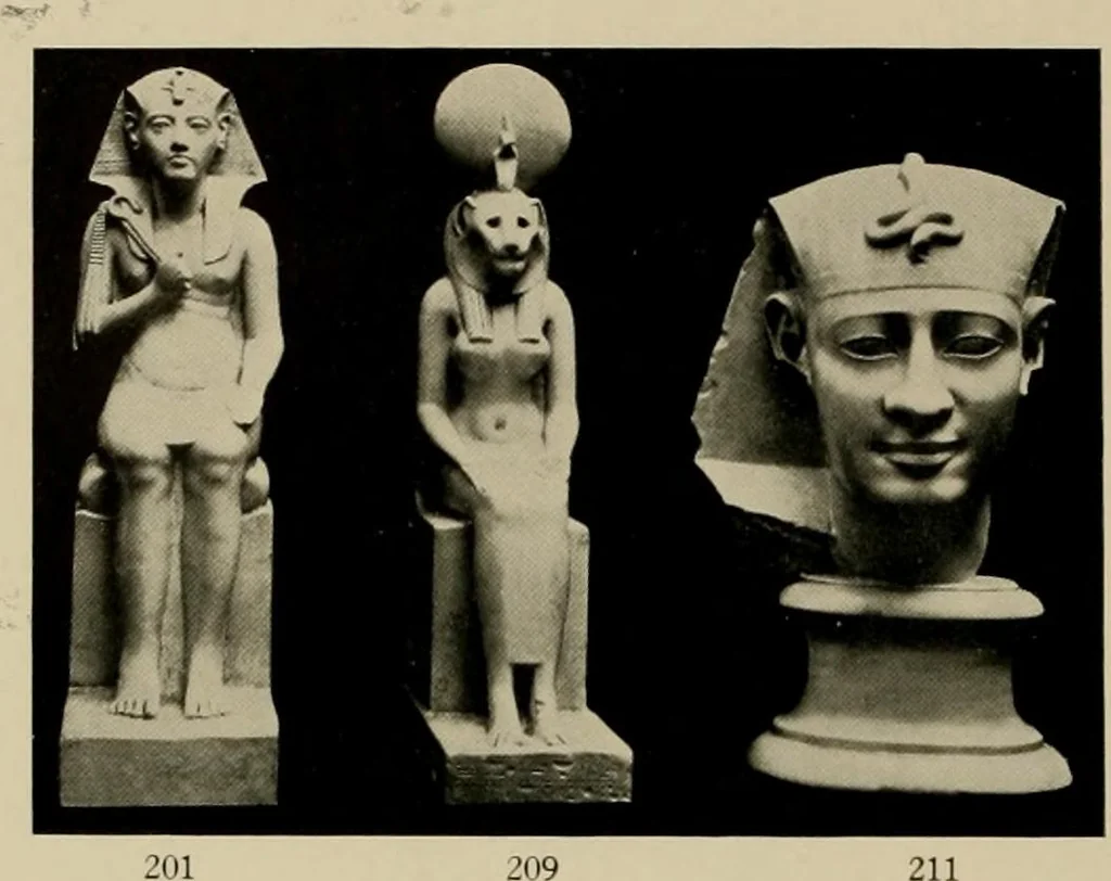 An illustration from Catalogue of plaster reproductions from antique, medieval and modern sculpture : subjects suitable for schools, libraries, and homes., 1911, leaf 13