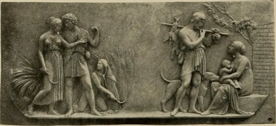 An illustration from Catalogue of plaster reproductions from antique, medieval and modern sculpture : subjects suitable for schools, libraries, and homes., 1911, leaf 131
