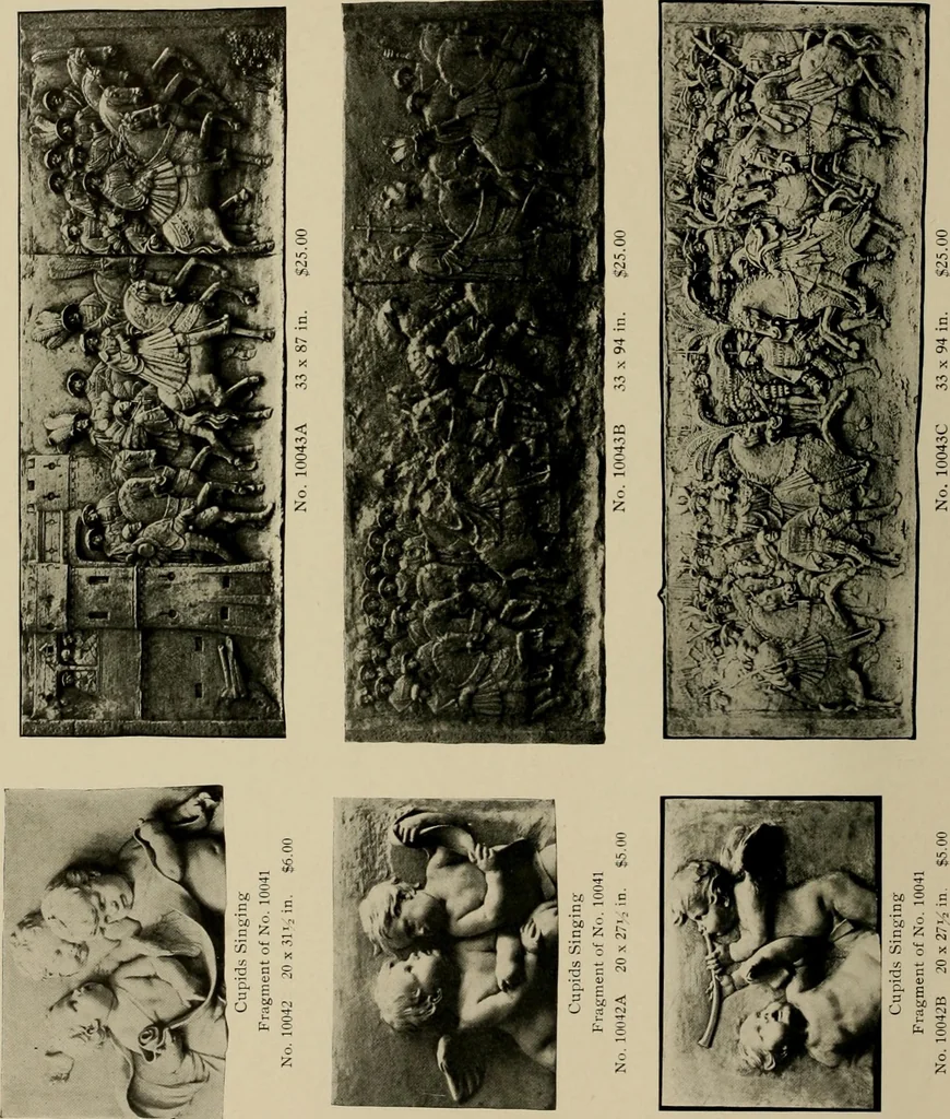 An illustration from Catalogue of plaster reproductions from antique, medieval and modern sculpture : subjects suitable for schools, libraries, and homes., 1911, leaf 135