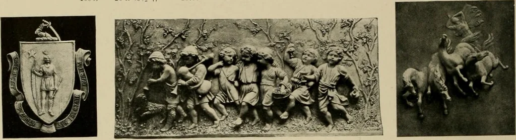 An illustration from Catalogue of plaster reproductions from antique, medieval and modern sculpture : subjects suitable for schools, libraries, and homes., 1911, leaf 137
