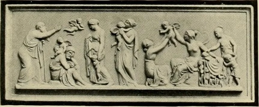 An illustration from Catalogue of plaster reproductions from antique, medieval and modern sculpture : subjects suitable for schools, libraries, and homes., 1911, leaf 140