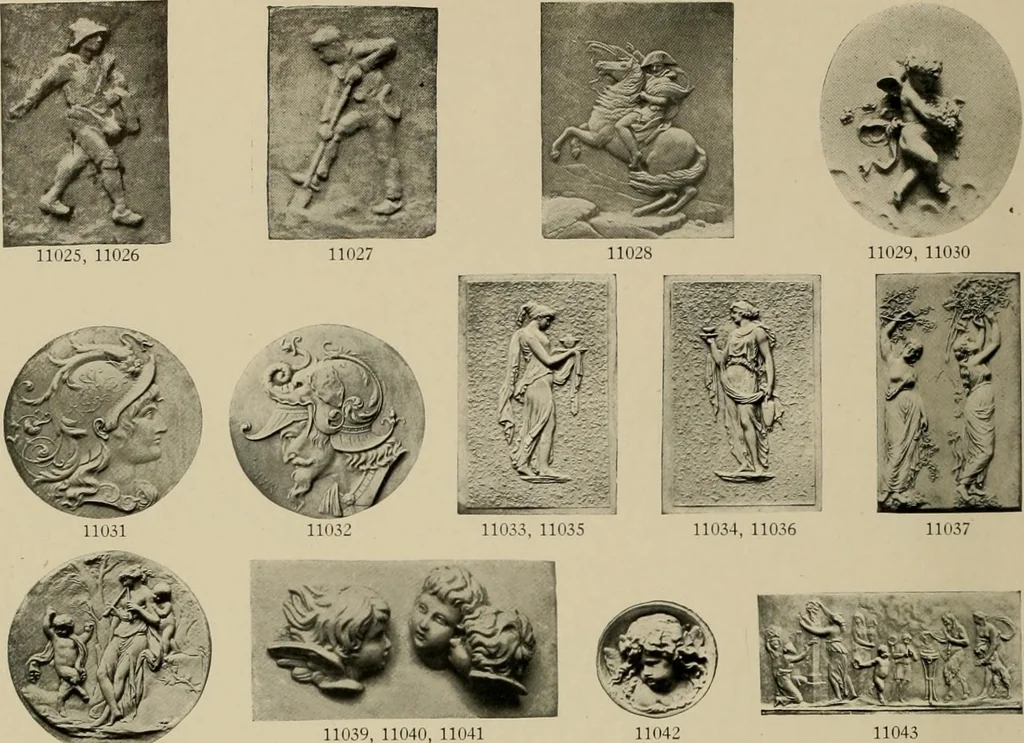 An illustration from Catalogue of plaster reproductions from antique, medieval and modern sculpture : subjects suitable for schools, libraries, and homes., 1911, leaf 145