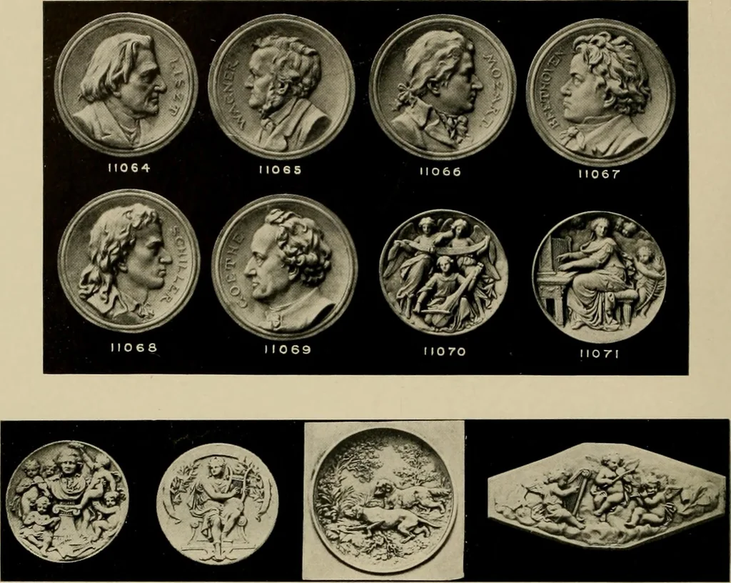 An illustration from Catalogue of plaster reproductions from antique, medieval and modern sculpture : subjects suitable for schools, libraries, and homes., 1911, leaf 147