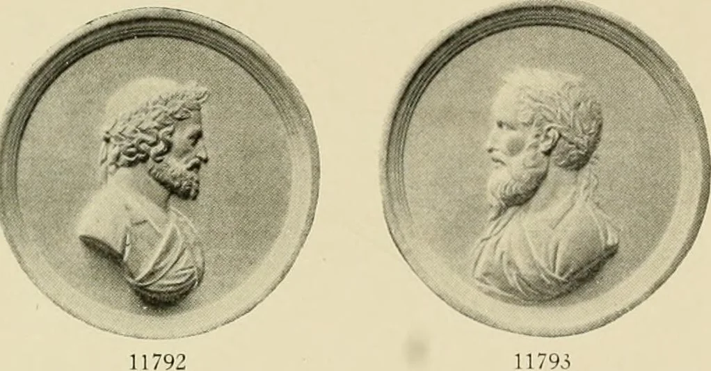 An illustration from Catalogue of plaster reproductions from antique, medieval and modern sculpture : subjects suitable for schools, libraries, and homes., 1911, leaf 152
