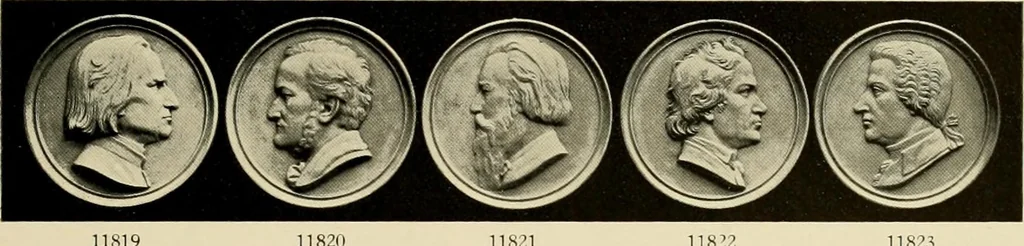 An illustration from Catalogue of plaster reproductions from antique, medieval and modern sculpture : subjects suitable for schools, libraries, and homes., 1911, leaf 154