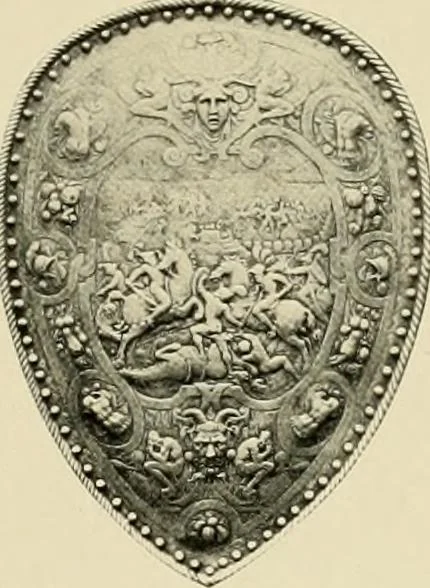 An illustration from Catalogue of plaster reproductions from antique, medieval and modern sculpture : subjects suitable for schools, libraries, and homes., 1911, leaf 156