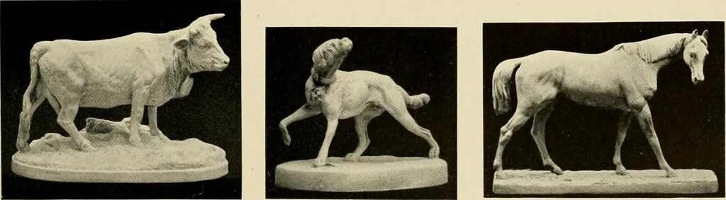 An illustration from Catalogue of plaster reproductions from antique, medieval and modern sculpture : subjects suitable for schools, libraries, and homes., 1911, leaf 160
