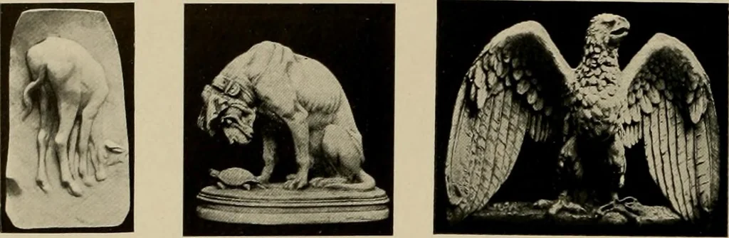 An illustration from Catalogue of plaster reproductions from antique, medieval and modern sculpture : subjects suitable for schools, libraries, and homes., 1911, leaf 163