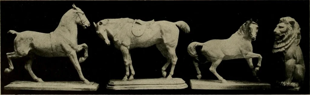 An illustration from Catalogue of plaster reproductions from antique, medieval and modern sculpture : subjects suitable for schools, libraries, and homes., 1911, leaf 163