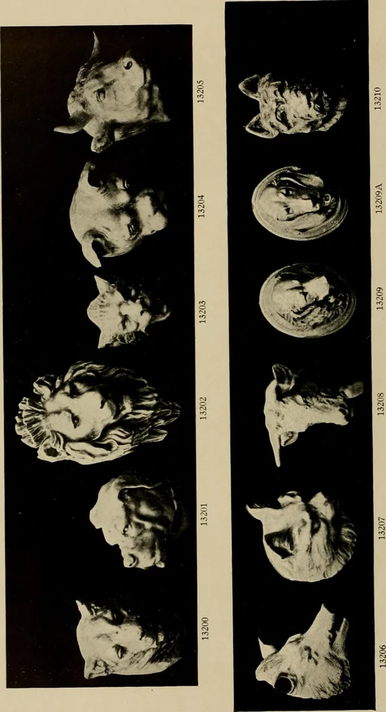 An illustration from Catalogue of plaster reproductions from antique, medieval and modern sculpture : subjects suitable for schools, libraries, and homes., 1911, leaf 167