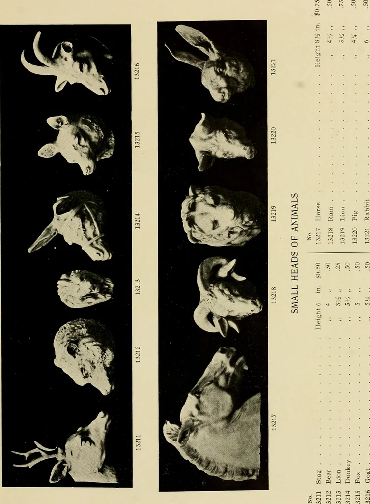 An illustration from Catalogue of plaster reproductions from antique, medieval and modern sculpture : subjects suitable for schools, libraries, and homes., 1911, leaf 168