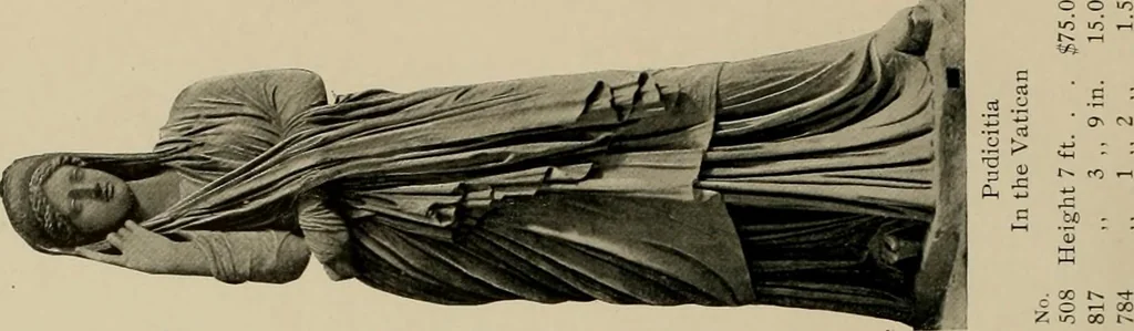 An illustration from Catalogue of plaster reproductions from antique, medieval and modern sculpture : subjects suitable for schools, libraries, and homes., 1911, leaf 17