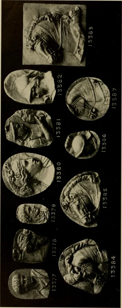 An illustration from Catalogue of plaster reproductions from antique, medieval and modern sculpture : subjects suitable for schools, libraries, and homes., 1911, leaf 171