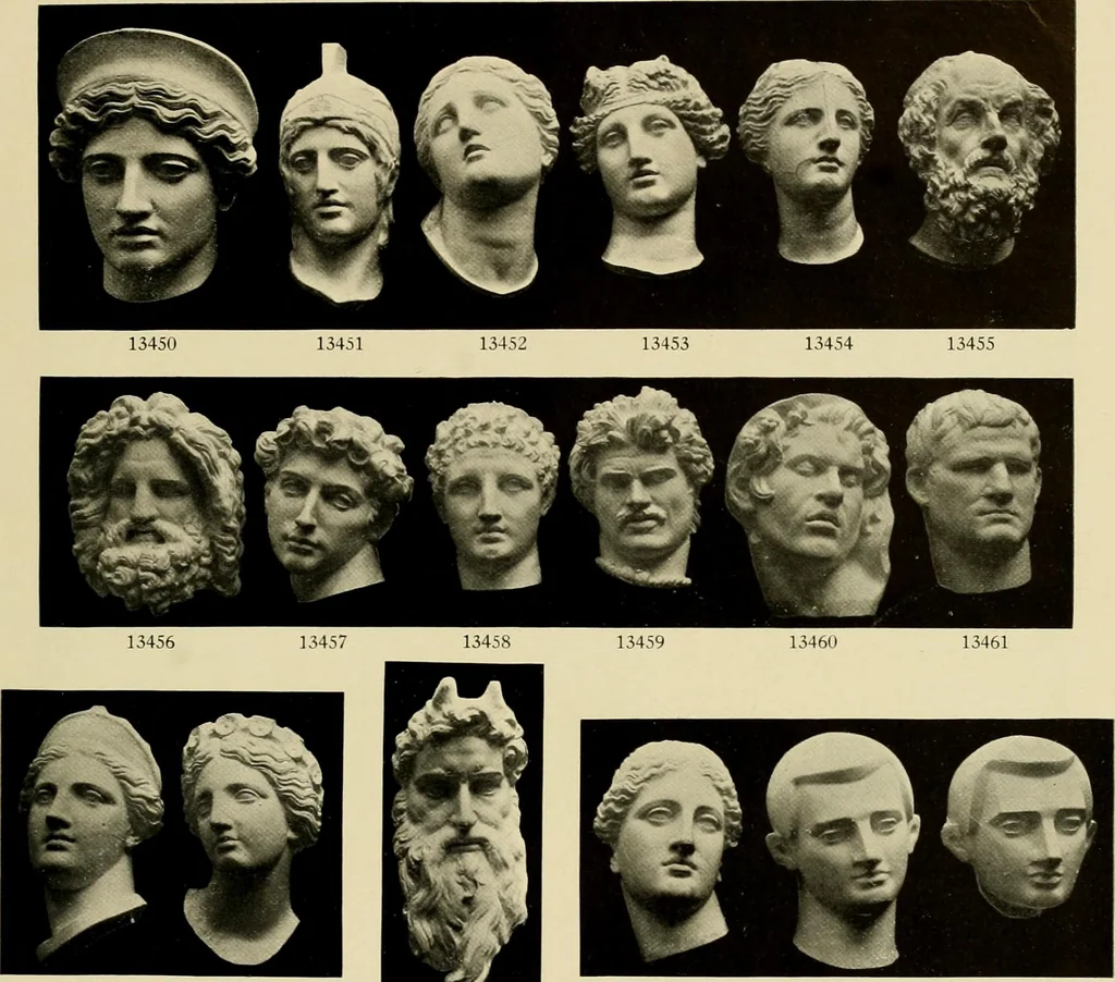 An illustration from Catalogue of plaster reproductions from antique, medieval and modern sculpture : subjects suitable for schools, libraries, and homes., 1911, leaf 172