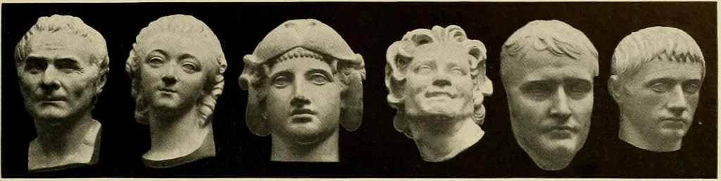An illustration from Catalogue of plaster reproductions from antique, medieval and modern sculpture : subjects suitable for schools, libraries, and homes., 1911, leaf 174