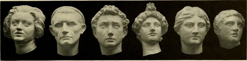 An illustration from Catalogue of plaster reproductions from antique, medieval and modern sculpture : subjects suitable for schools, libraries, and homes., 1911, leaf 174