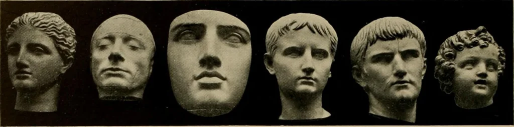 An illustration from Catalogue of plaster reproductions from antique, medieval and modern sculpture : subjects suitable for schools, libraries, and homes., 1911, leaf 175