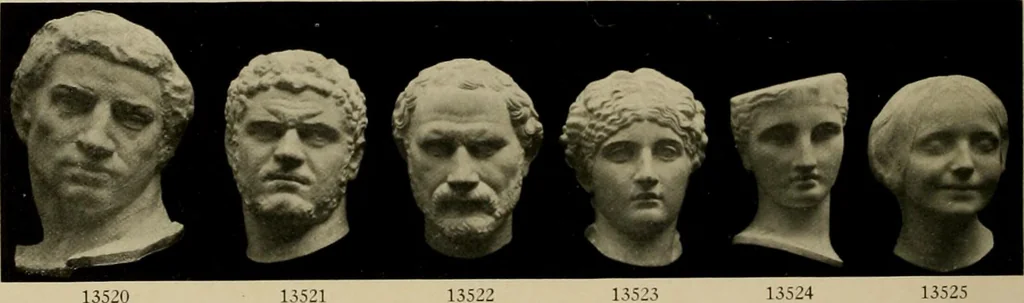 An illustration from Catalogue of plaster reproductions from antique, medieval and modern sculpture : subjects suitable for schools, libraries, and homes., 1911, leaf 175