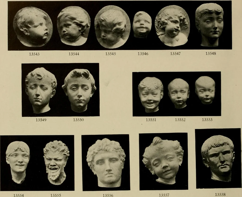 An illustration from Catalogue of plaster reproductions from antique, medieval and modern sculpture : subjects suitable for schools, libraries, and homes., 1911, leaf 177