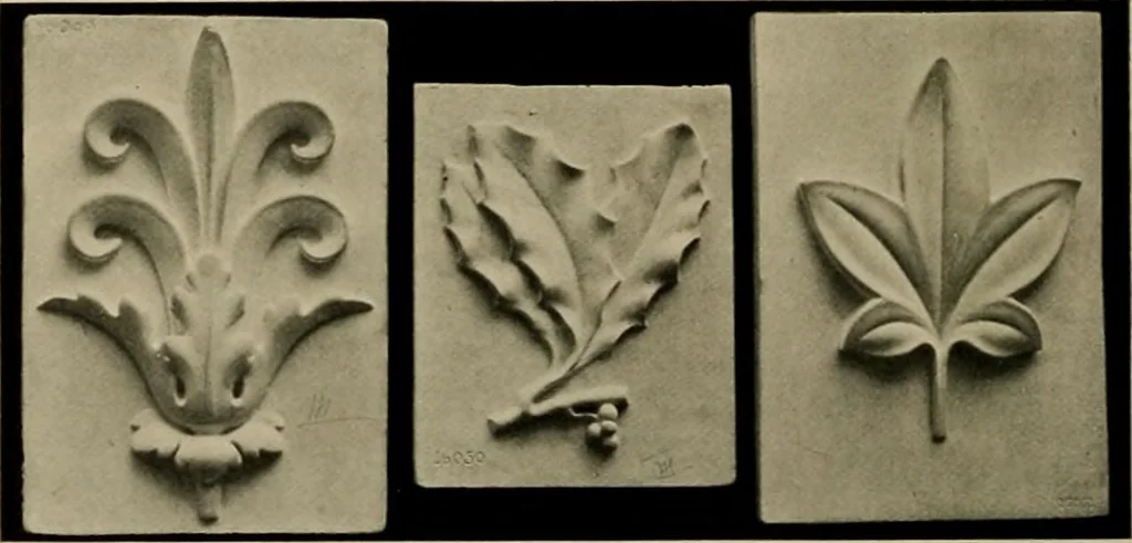 An illustration from Catalogue of plaster reproductions from antique, medieval and modern sculpture : subjects suitable for schools, libraries, and homes., 1911, leaf 199