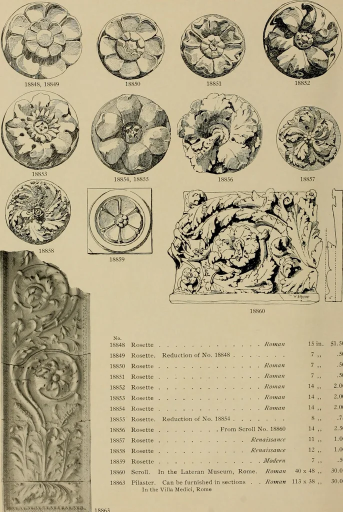 An illustration from Catalogue of plaster reproductions from antique, medieval and modern sculpture : subjects suitable for schools, libraries, and homes., 1911, leaf 205