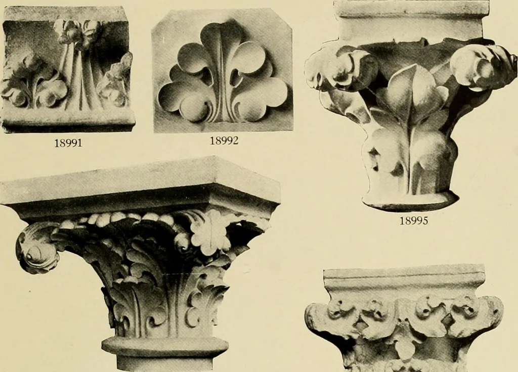 An illustration from Catalogue of plaster reproductions from antique, medieval and modern sculpture : subjects suitable for schools, libraries, and homes., 1911, leaf 218