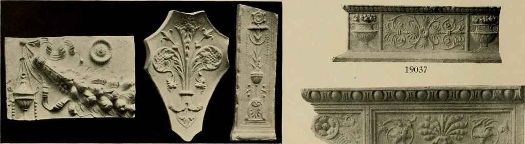 An illustration from Catalogue of plaster reproductions from antique, medieval and modern sculpture : subjects suitable for schools, libraries, and homes., 1911, leaf 221