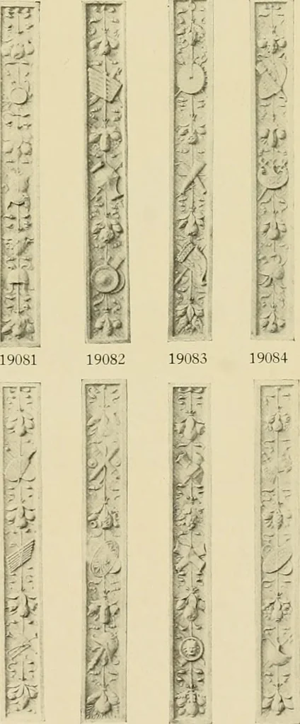 An illustration from Catalogue of plaster reproductions from antique, medieval and modern sculpture : subjects suitable for schools, libraries, and homes., 1911, leaf 224