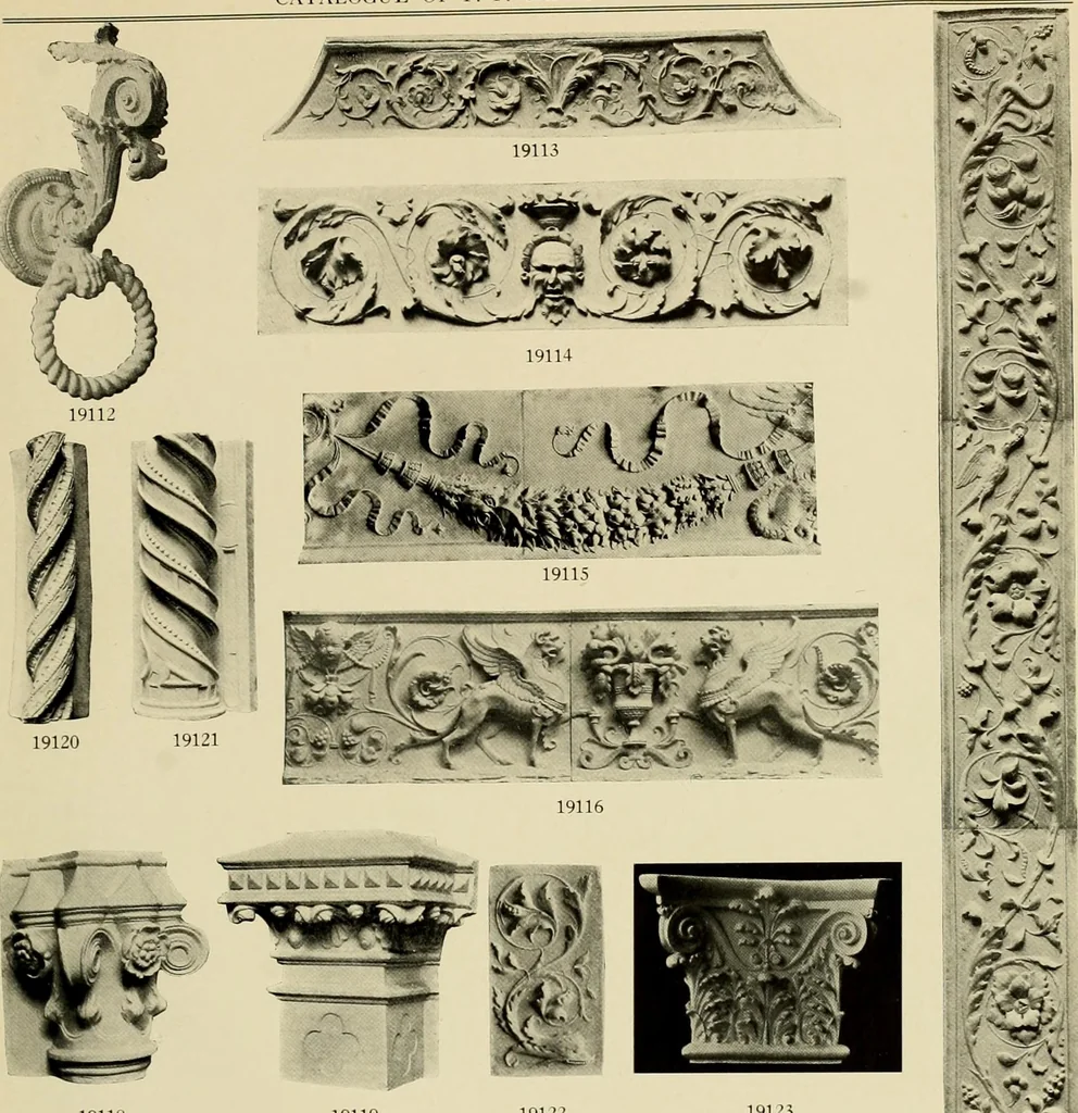 An illustration from Catalogue of plaster reproductions from antique, medieval and modern sculpture : subjects suitable for schools, libraries, and homes., 1911, leaf 226