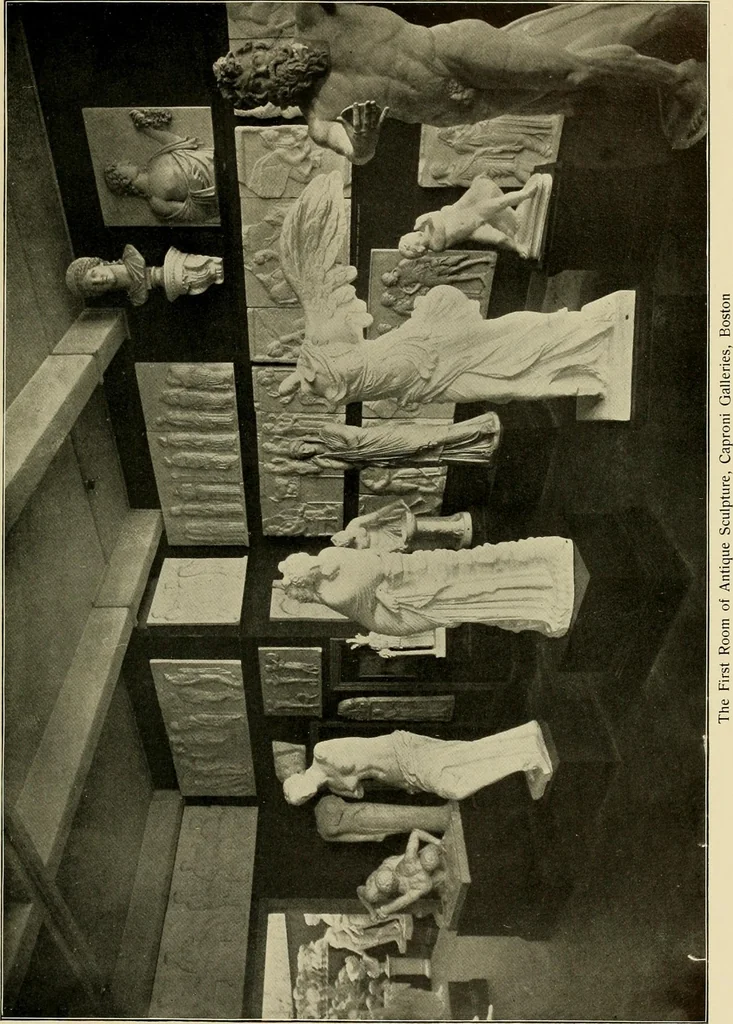 An illustration from Catalogue of plaster reproductions from antique, medieval and modern sculpture : subjects suitable for schools, libraries, and homes., 1911, leaf 230