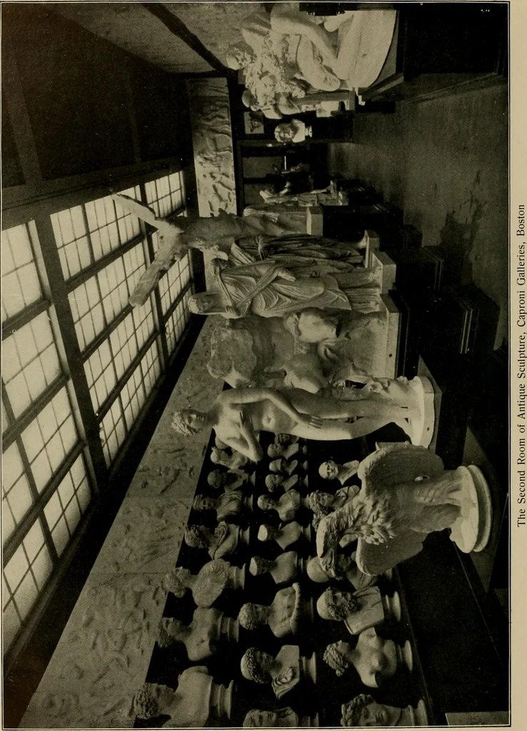 An illustration from Catalogue of plaster reproductions from antique, medieval and modern sculpture : subjects suitable for schools, libraries, and homes., 1911, leaf 231