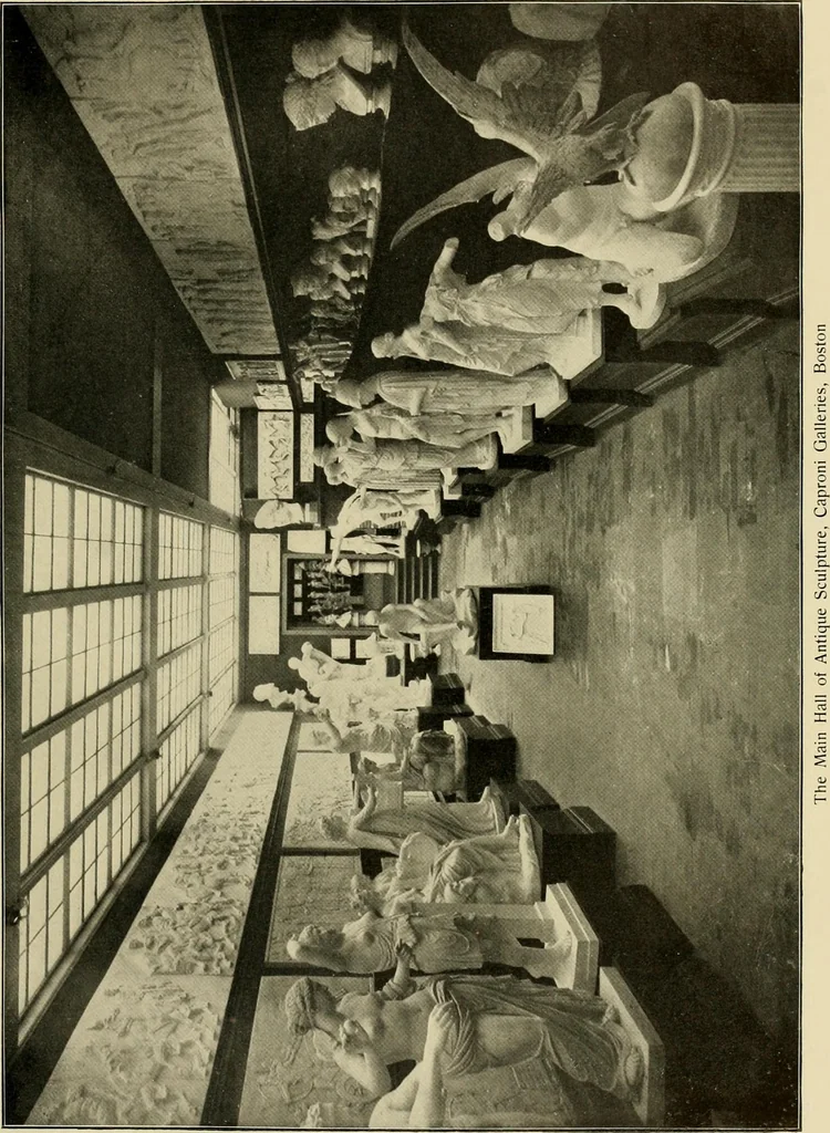 An illustration from Catalogue of plaster reproductions from antique, medieval and modern sculpture : subjects suitable for schools, libraries, and homes., 1911, leaf 232