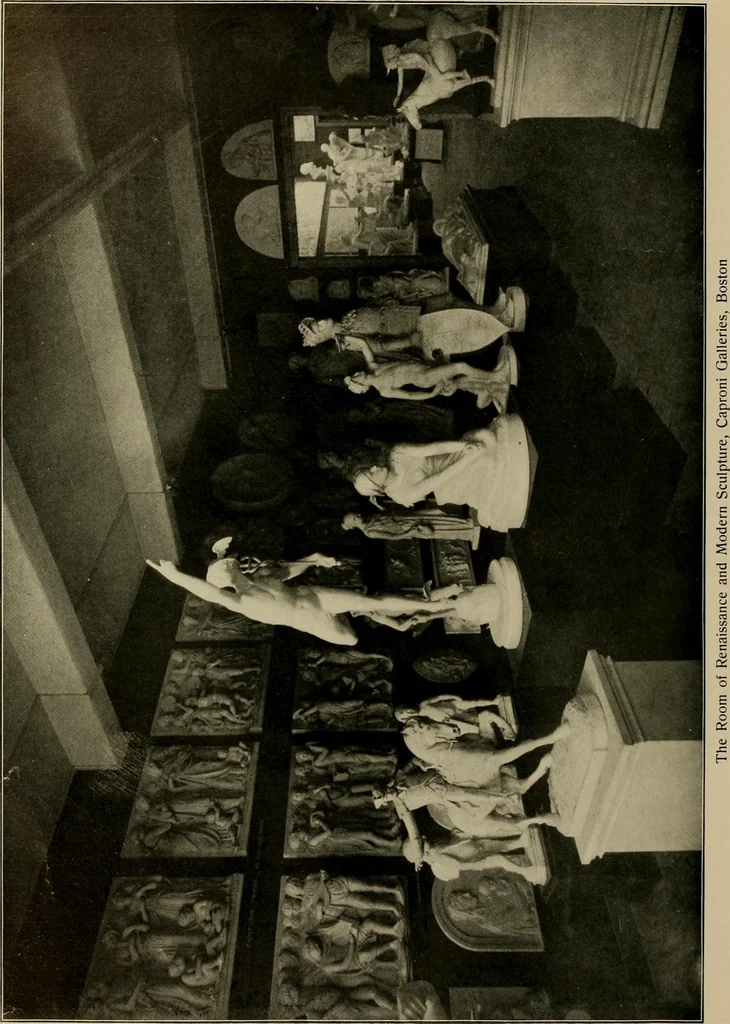 An illustration from Catalogue of plaster reproductions from antique, medieval and modern sculpture : subjects suitable for schools, libraries, and homes., 1911, leaf 233