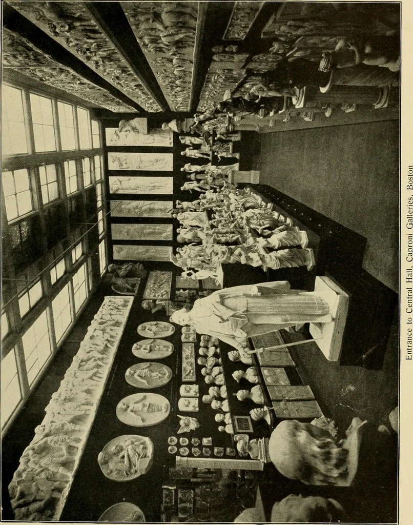 An illustration from Catalogue of plaster reproductions from antique, medieval and modern sculpture : subjects suitable for schools, libraries, and homes., 1911, leaf 234
