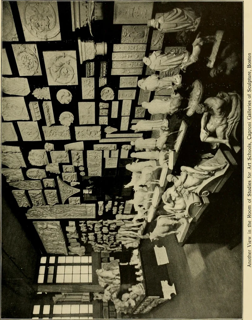 An illustration from Catalogue of plaster reproductions from antique, medieval and modern sculpture : subjects suitable for schools, libraries, and homes., 1911, leaf 238