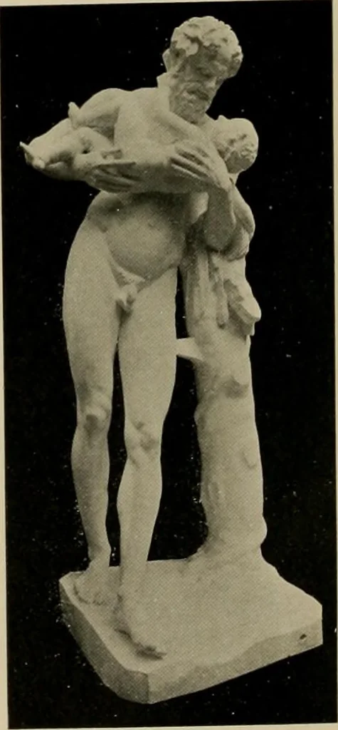An illustration from Catalogue of plaster reproductions from antique, medieval and modern sculpture : subjects suitable for schools, libraries, and homes., 1911, leaf 33