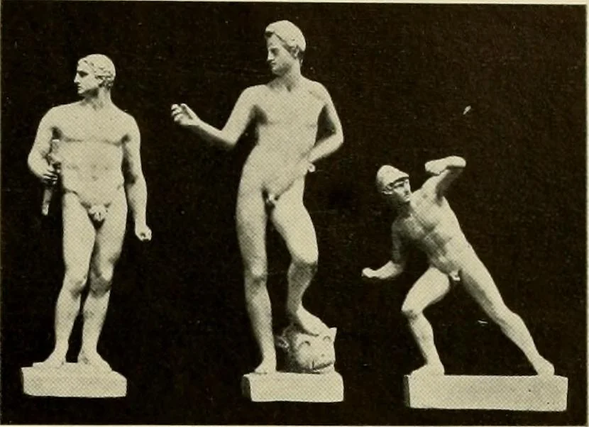 An illustration from Catalogue of plaster reproductions from antique, medieval and modern sculpture : subjects suitable for schools, libraries, and homes., 1911, leaf 38