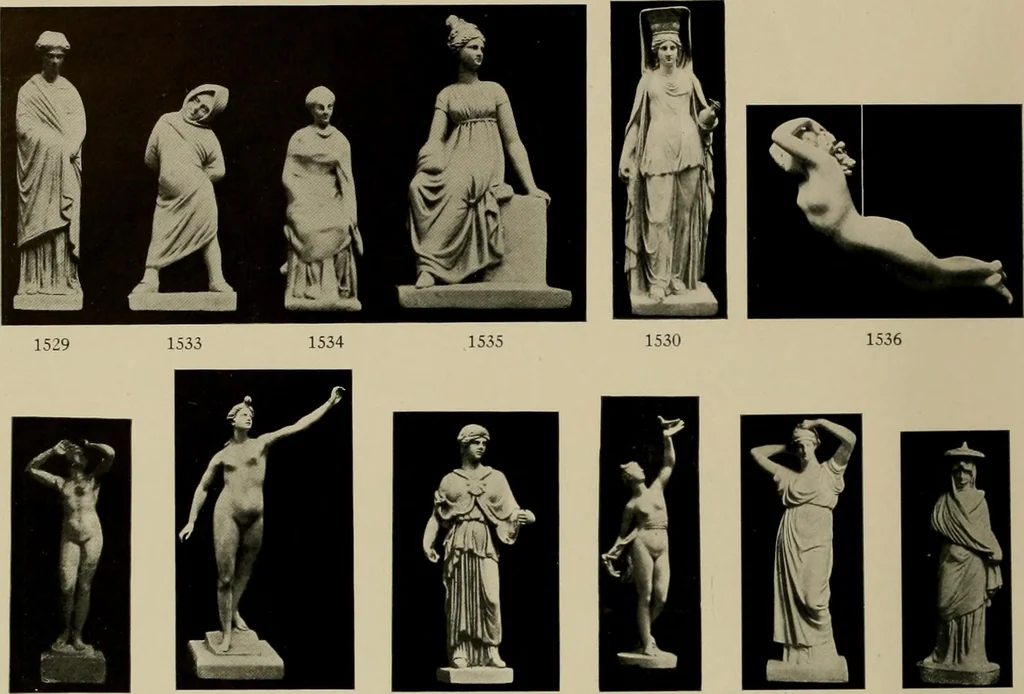 An illustration from Catalogue of plaster reproductions from antique, medieval and modern sculpture : subjects suitable for schools, libraries, and homes., 1911, leaf 39