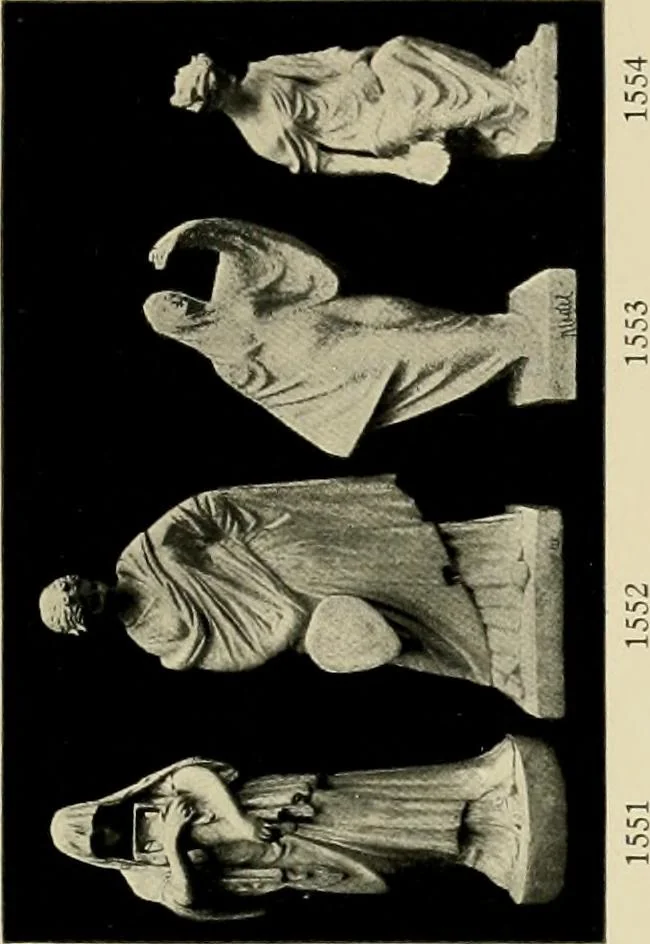 An illustration from Catalogue of plaster reproductions from antique, medieval and modern sculpture : subjects suitable for schools, libraries, and homes., 1911, leaf 40