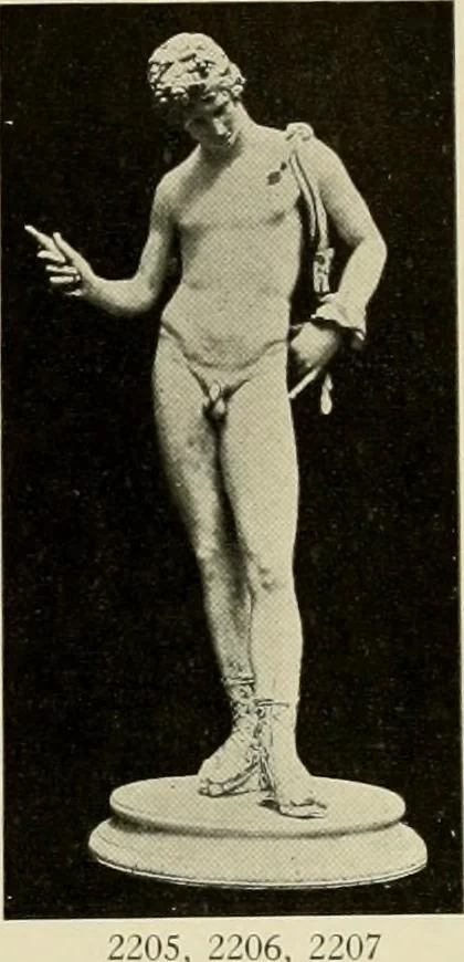 An illustration from Catalogue of plaster reproductions from antique, medieval and modern sculpture : subjects suitable for schools, libraries, and homes., 1911, leaf 42