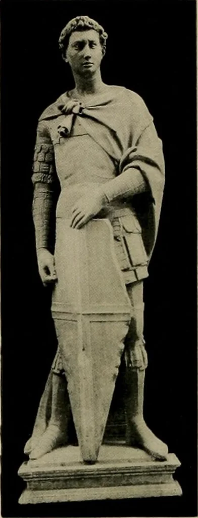 An illustration from Catalogue of plaster reproductions from antique, medieval and modern sculpture : subjects suitable for schools, libraries, and homes., 1911, leaf 43